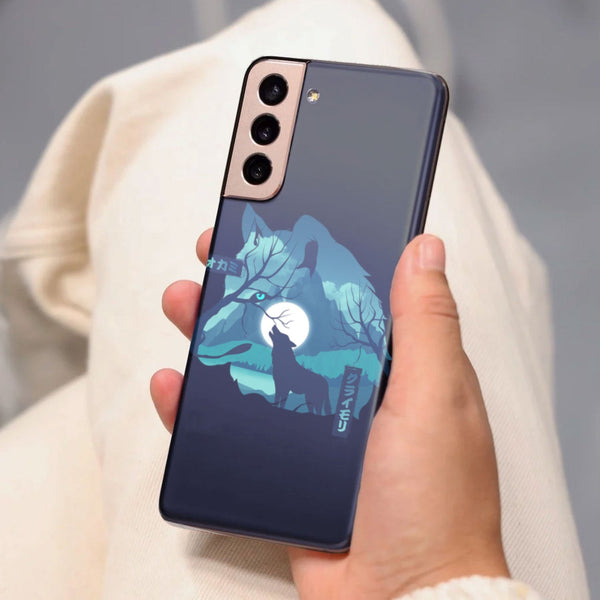 Husa compatibila cu Samsung Galaxy S21 FE model Growling Wolf, Silicon, TPU, Viceversa