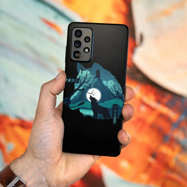 Husa compatibila cu Samsung Galaxy A53 5G model Growling Wolf, Silicon, TPU, Viceversa - Viceversa