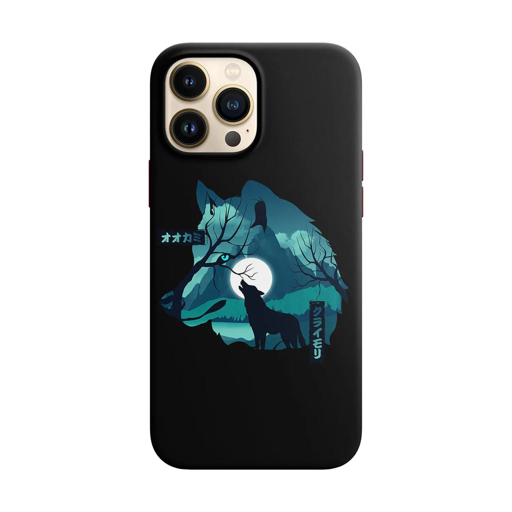 Husa compatibila cu Apple iPhone 13 model Growling Wolf, Silicon, TPU, Viceversa - Viceversa