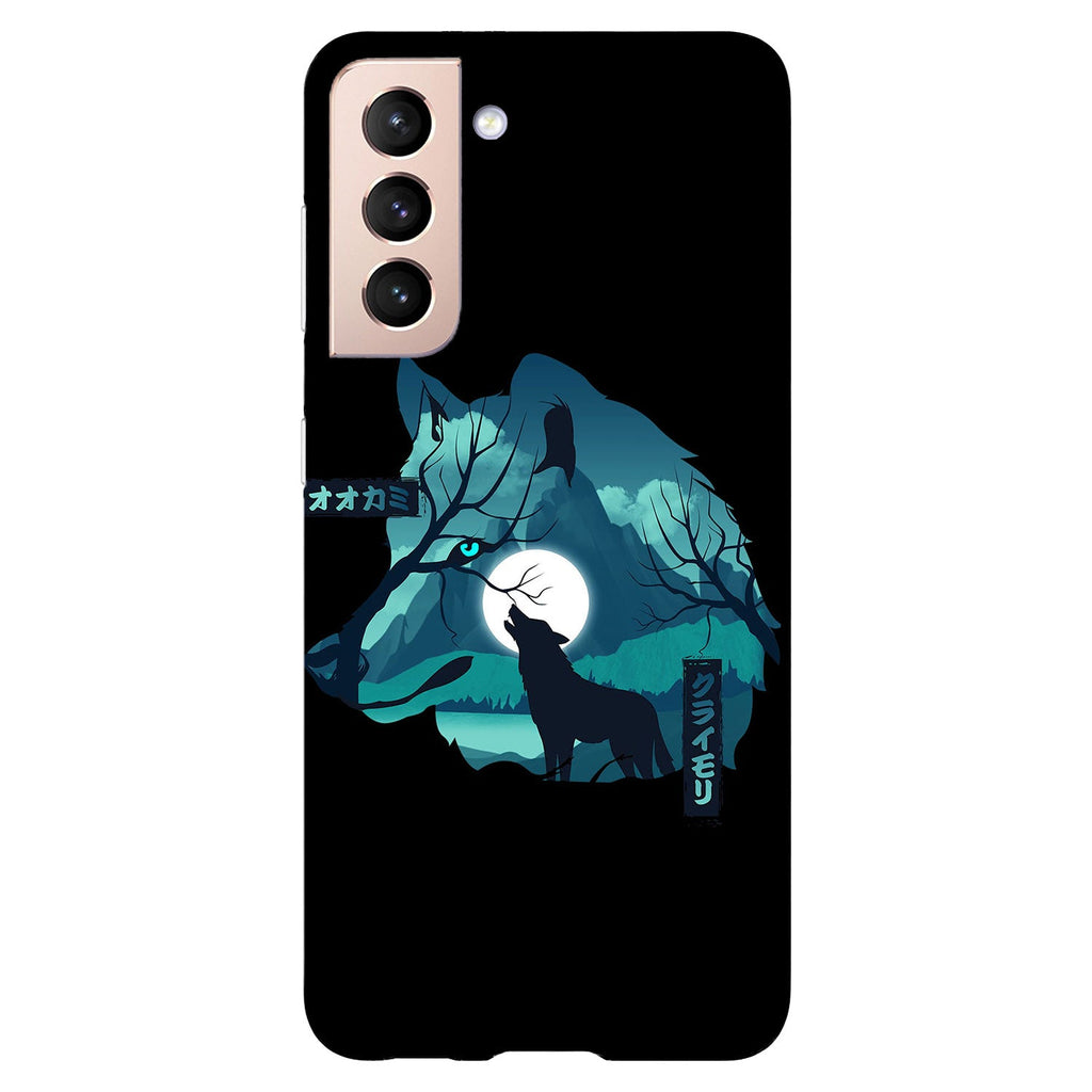 Husa compatibila cu Samsung Galaxy S21 FE model Growling Wolf, Silicon, TPU, Viceversa