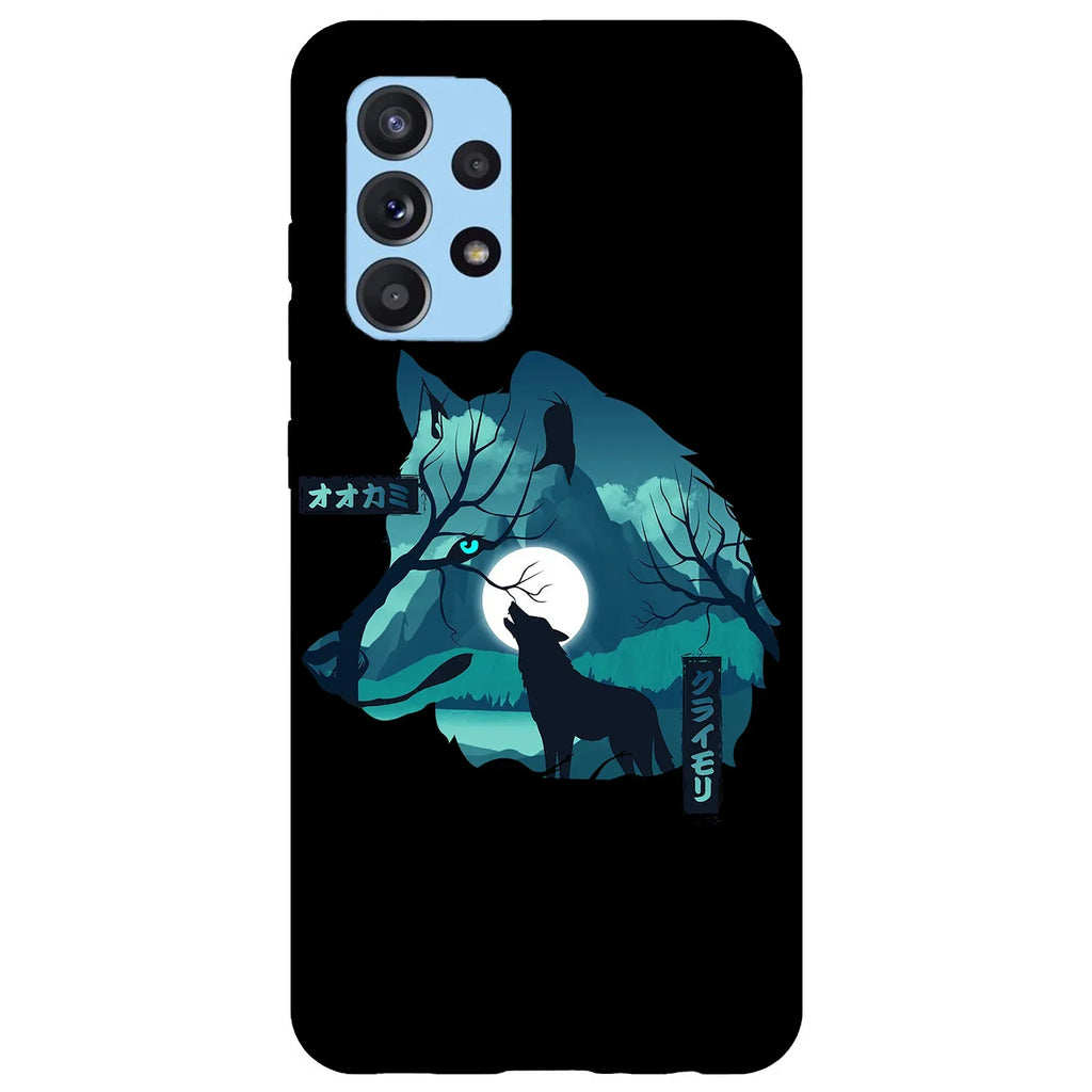Husa compatibila cu Samsung Galaxy A53 5G model Growling Wolf, Silicon, TPU, Viceversa - Viceversa