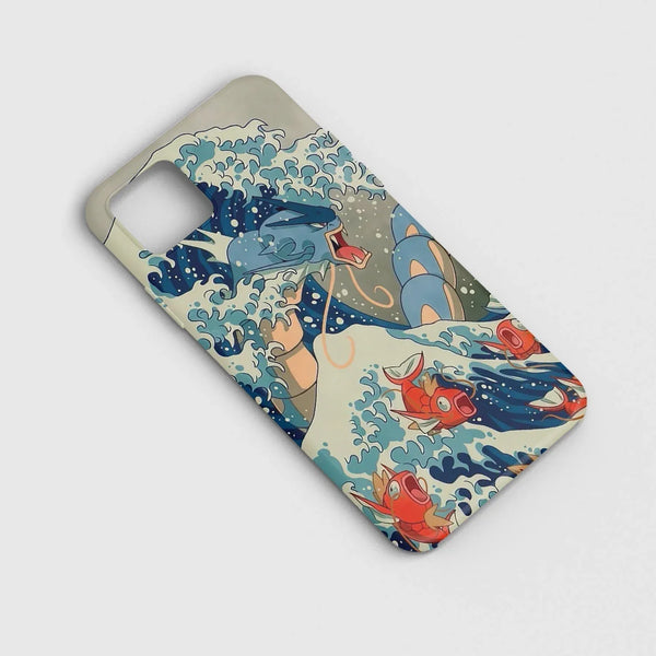 Husa compatibila cu Apple iPhone 14 model Gyarados and Magickarp Wave Pokemon,Silicon, Tpu, Viceversa - Viceversa