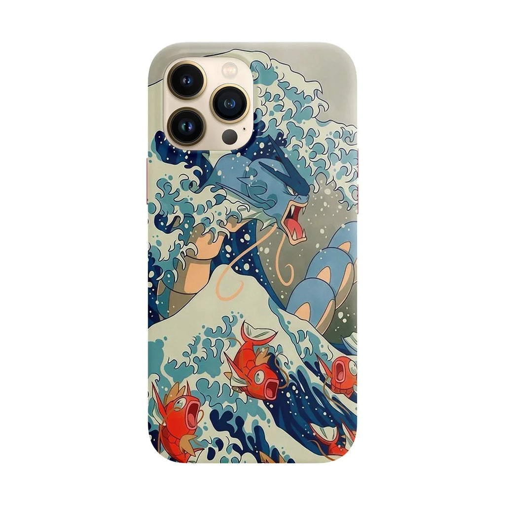 Husa compatibila cu Apple iPhone 11 model Gyarados and Magickarp Wave Pokemon,Silicon, Tpu, Viceversa - Viceversa