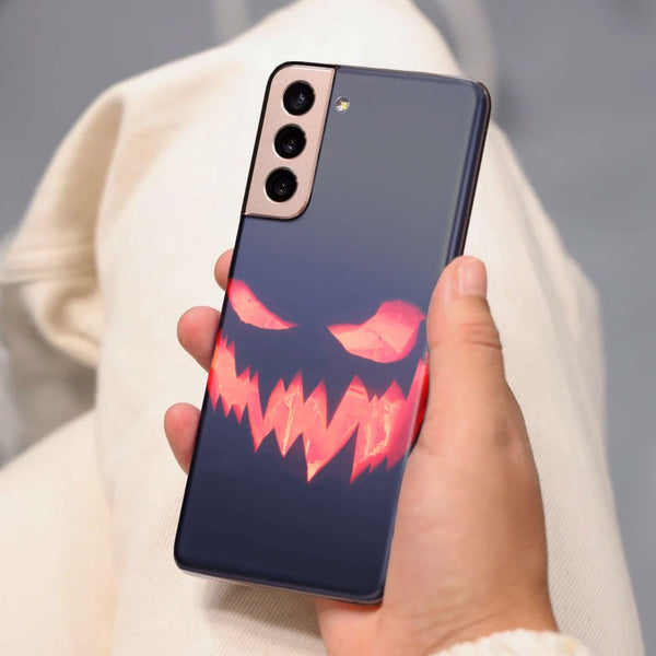 Husa compatibila cu Samsung Galaxy S21 FE model Hallowen pumpkin, Silicon, TPU, Viceversa