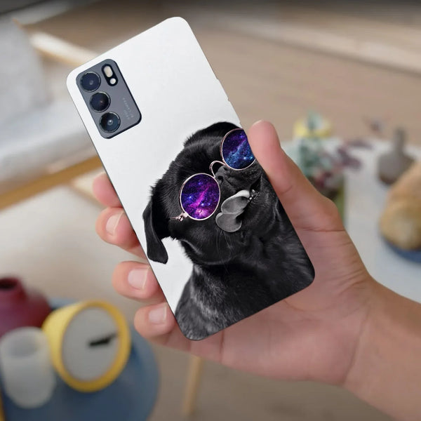 Husa compatibila cu Oppo Find X3 model Happy Dogo, Silicon, TPU, Viceversa - Viceversa