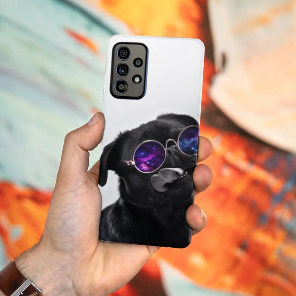 Husa compatibila cu Samsung Galaxy A52 5G model Happy Dogo, Silicon, TPU, Viceversa - Viceversa