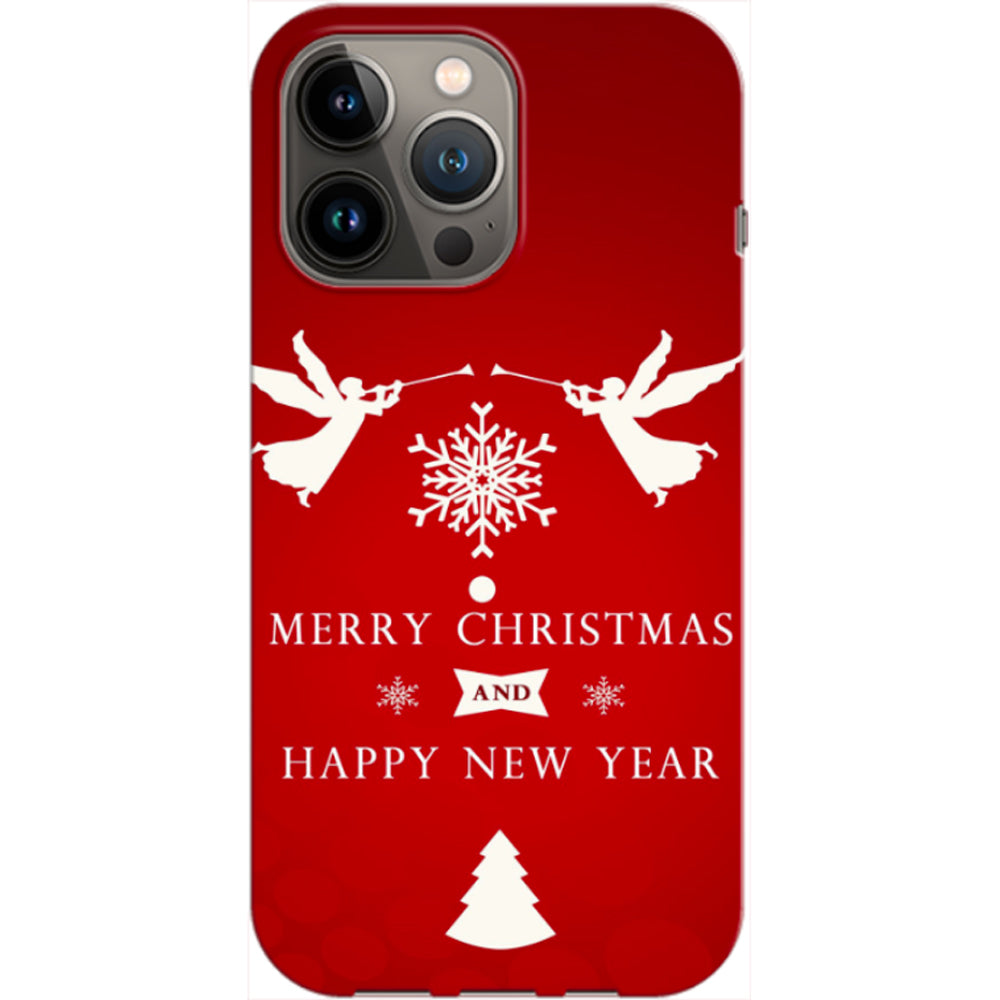 Husa craciun Apple iPhone 13 Pro model Happy Holidays, Silicon, TPU, Viceversa