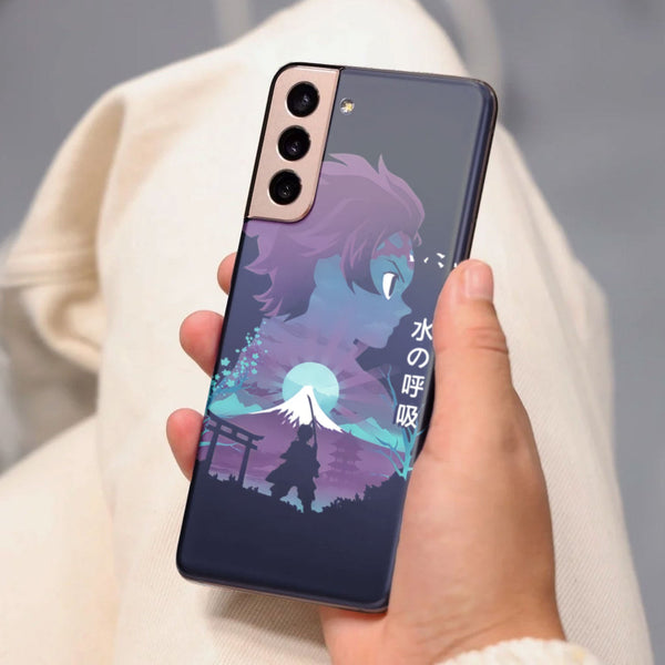 Husa Samsung Galaxy S21 FE model Hero Tanjiro, Silicon, TPU, Viceversa