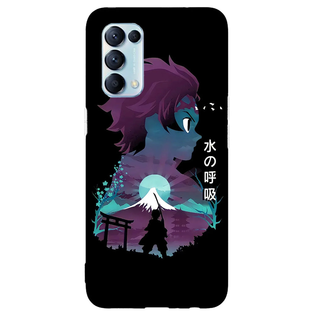 Husa compatibila cu Oppo Reno 4Z model Hero Tanjiro, Silicon, TPU, Viceversa - Viceversa