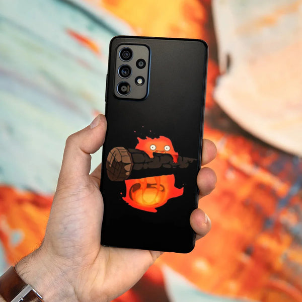 Husa compatibila cu Samsung Galaxy A53 5G model Hi am Calcifer, Silicon, TPU, Viceversa - Viceversa