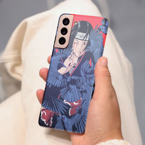 Husa compatibila cu Samsung Galaxy S21 FE model Hi im Itachi, Silicon, TPU, Viceversa