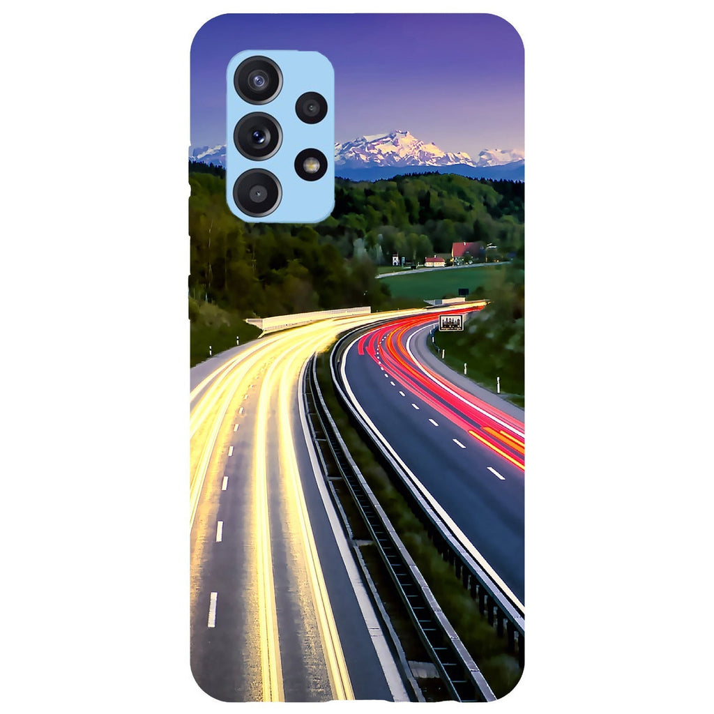 Husa compatibila cu Samsung Galaxy A73 5G model Highway, Silicon, TPU, Viceversa