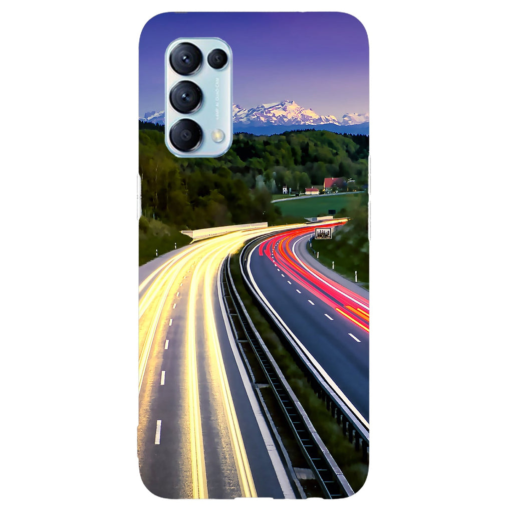 Husa compatibila cu Oppo Reno 5 4G model Highway, Silicon, TPU, Viceversa