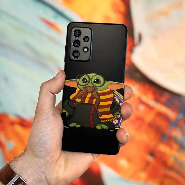 Husa compatibila cu Samsung Galaxy A53 5G model Hogwarts Baby Yoda, Silicon, TPU, Viceversa - Viceversa