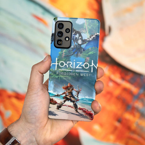 Husa compatibila cu Samsung Galaxy A73 5G model Horizon Forbidden West, Silicon, TPU, Viceversa