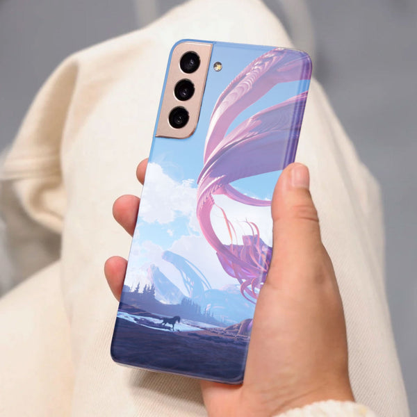 Husa compatibila cu Samsung Galaxy S21 FE model Horse Topia, Silicon, TPU, Viceversa