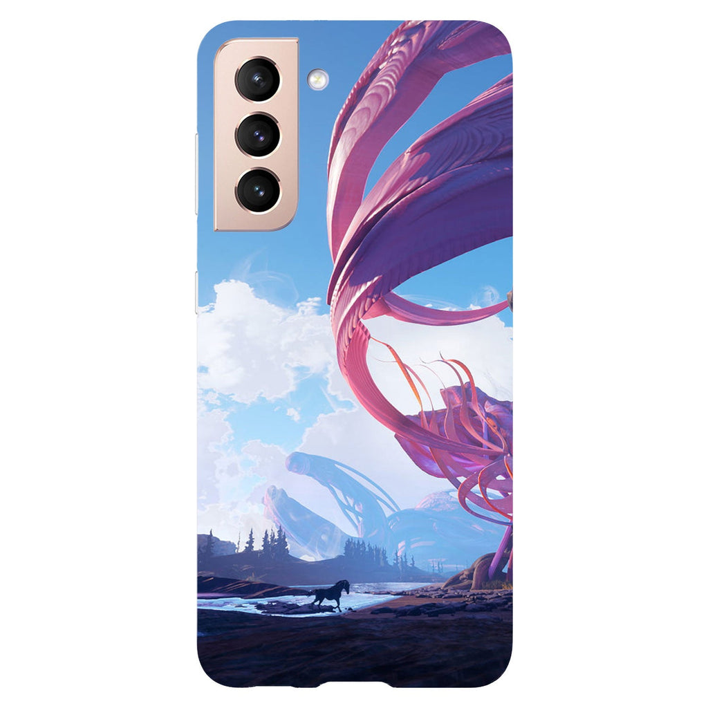 Husa compatibila cu Samsung Galaxy S21 FE model Horse Topia, Silicon, TPU, Viceversa