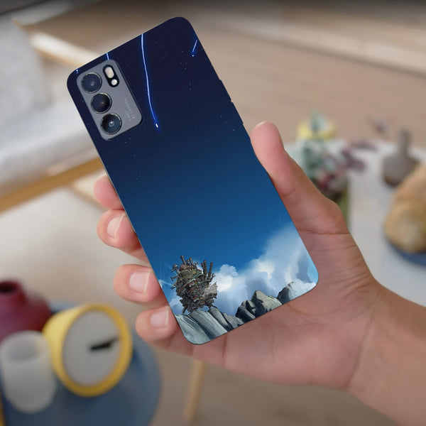 Husa compatibila cu Oppo Reno 5 4G model Howl's Moving Castle, Silicon, TPU, Viceversa