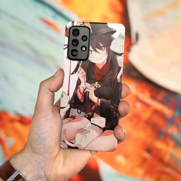 Husa compatibila cu Samsung Galaxy A52 5G model Hu Tao Genshin Impact, Silicon, TPU, Viceversa - Viceversa