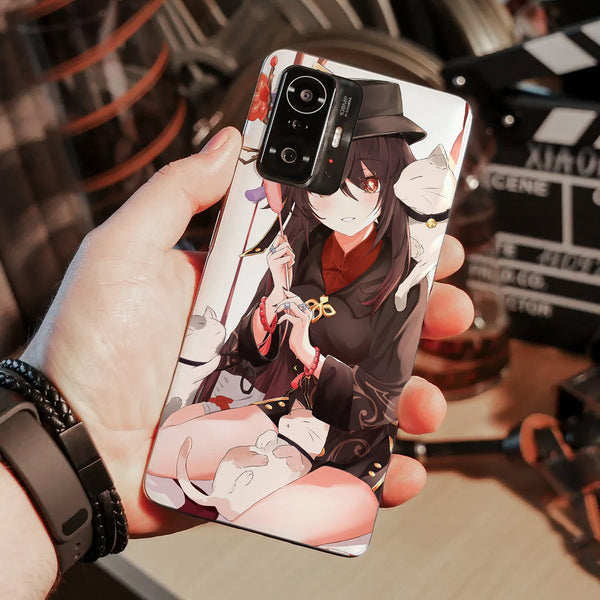 Husa compatibila cu Xiaomi Mi 11 Lite model Hu Tao Genshin Impact, Silicon, TPU, Viceversa