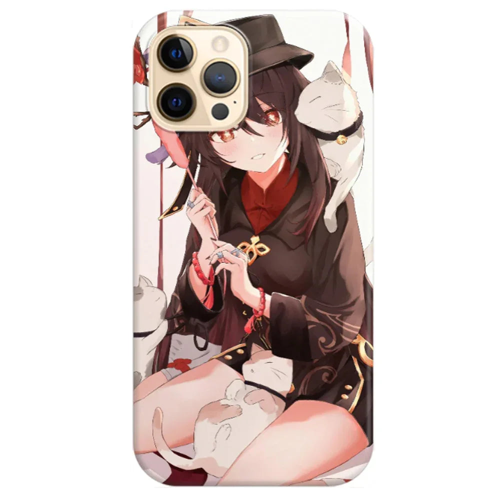 Husa Apple iPhone 12 Pro Max model Hu Tao Genshin Impact, Silicon, TPU, Viceversa - Viceversa
