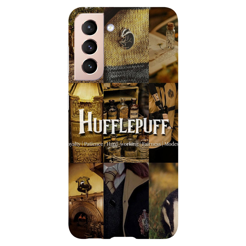 Husa compatibila cu Samsung Galaxy S21 FE model Hufflepuff, Silicon, TPU, Viceversa