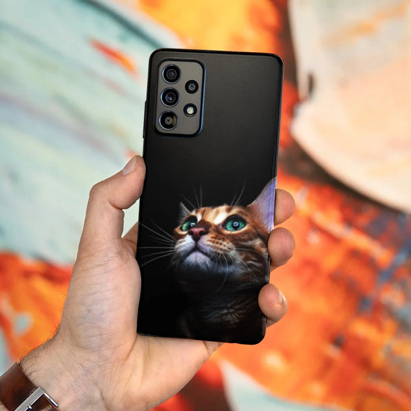 Husa compatibila cu Samsung Galaxy A53 5G model I am Cat, Silicon, TPU, Viceversa - Viceversa
