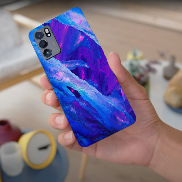 Husa compatibila cu Oppo Reno 5 4G model Ice Crystals, Silicon, TPU, Viceversa