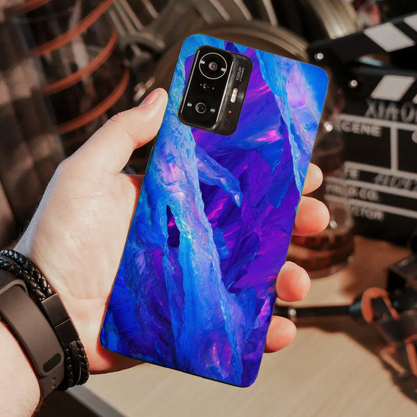 Husa compatibila cu Xiaomi Mi 11 Lite model Ice Crystals, Silicon, TPU, Viceversa