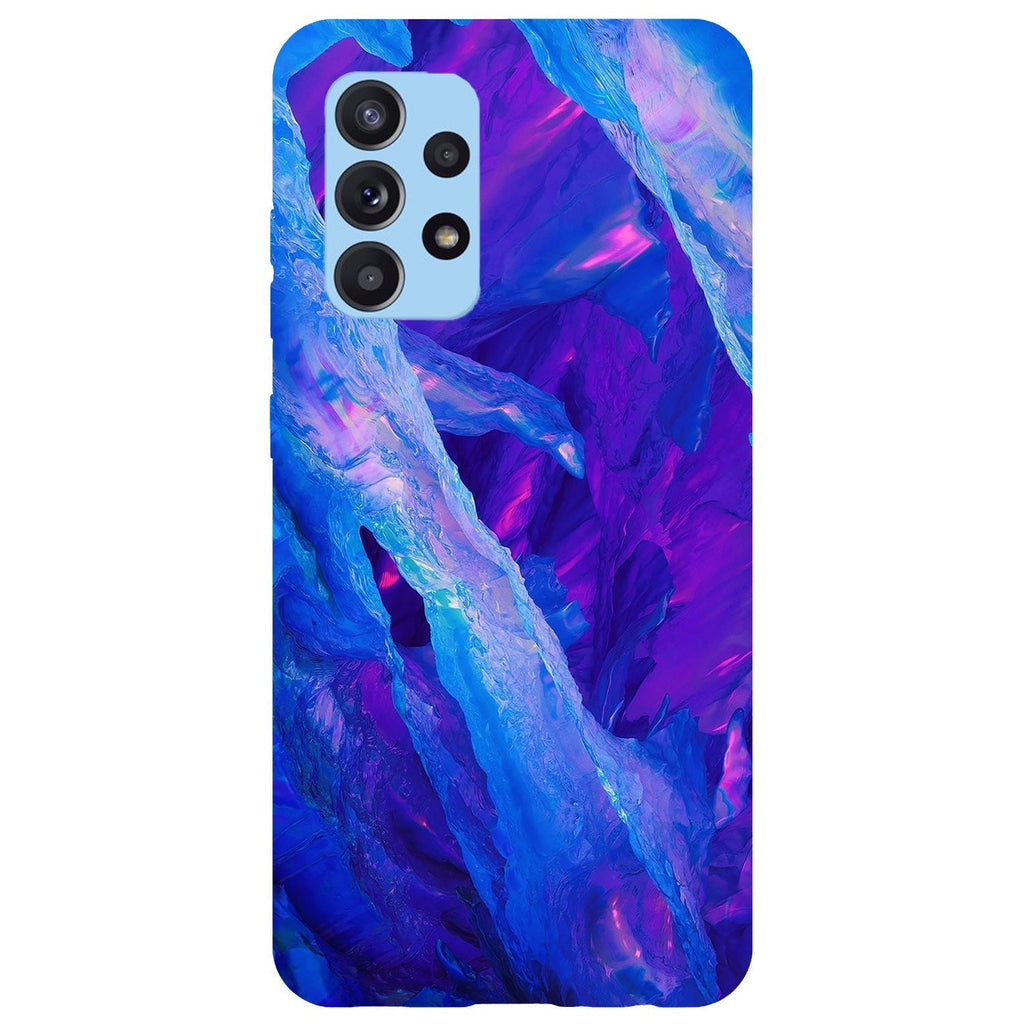 Husa compatibila cu Samsung Galaxy A73 5G model Ice Crystals, Silicon, TPU, Viceversa
