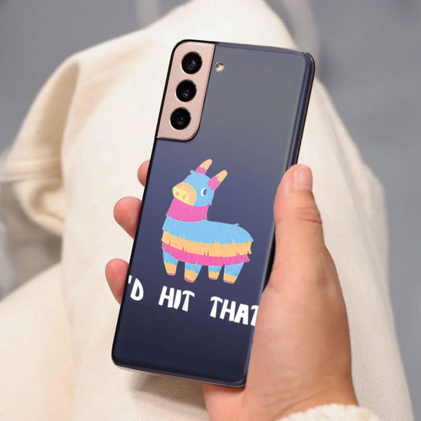 Husa compatibila cu Samsung Galaxy S21 FE model Id hit that, Silicon, TPU, Viceversa