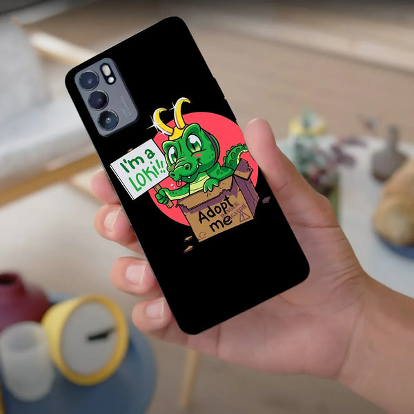Husa compatibila cu Oppo Find X3 model Im a Loki Adopt me, Silicon, TPU, Viceversa - Viceversa