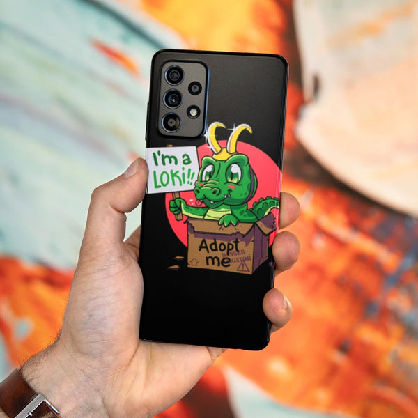 Husa compatibila cu Samsung Galaxy A73 5G model Im a Loki Adopt me, Silicon, TPU, Viceversa