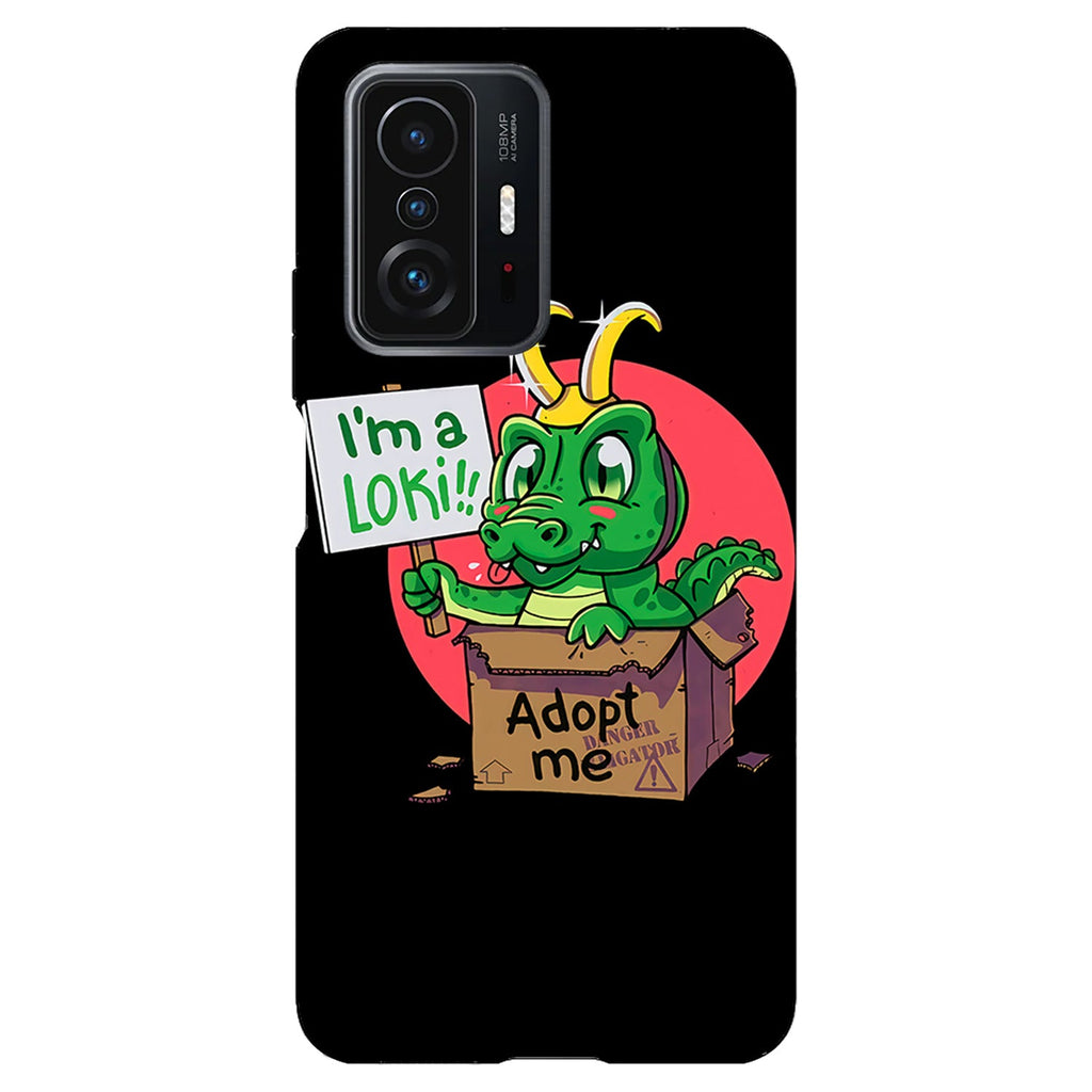 Husa compatibila cu Xiaomi Mi 11 Lite model Im a Loki Adopt me, Silicon, TPU, Viceversa