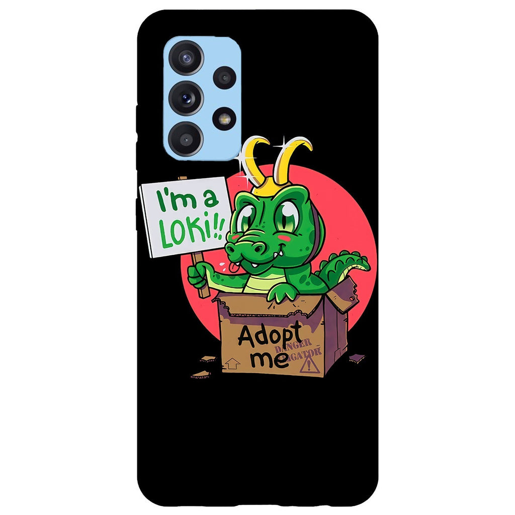 Husa compatibila cu Samsung Galaxy A73 5G model Im a Loki Adopt me, Silicon, TPU, Viceversa