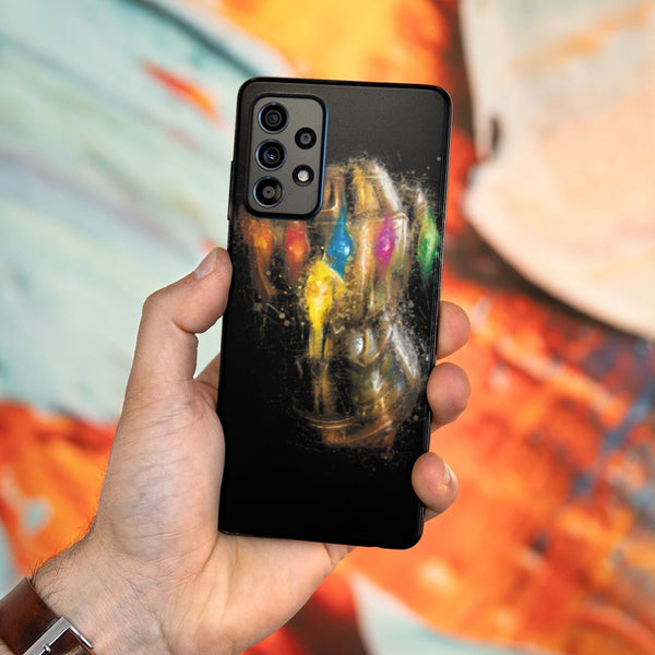 Husa compatibila cu Samsung Galaxy A73 5G model Infinity Gauntlet, Silicon, TPU, Viceversa