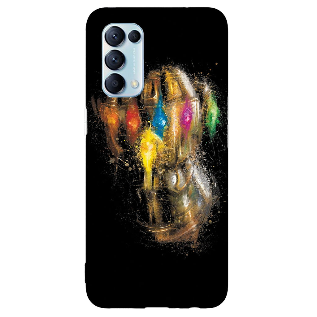 Husa compatibila cu Oppo Reno 5 4G model Infinity Gauntlet, Silicon, TPU, Viceversa