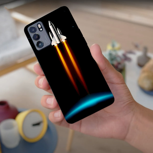 Husa compatibila cu Oppo Reno 5 4G model Into Space, Silicon, TPU, Viceversa