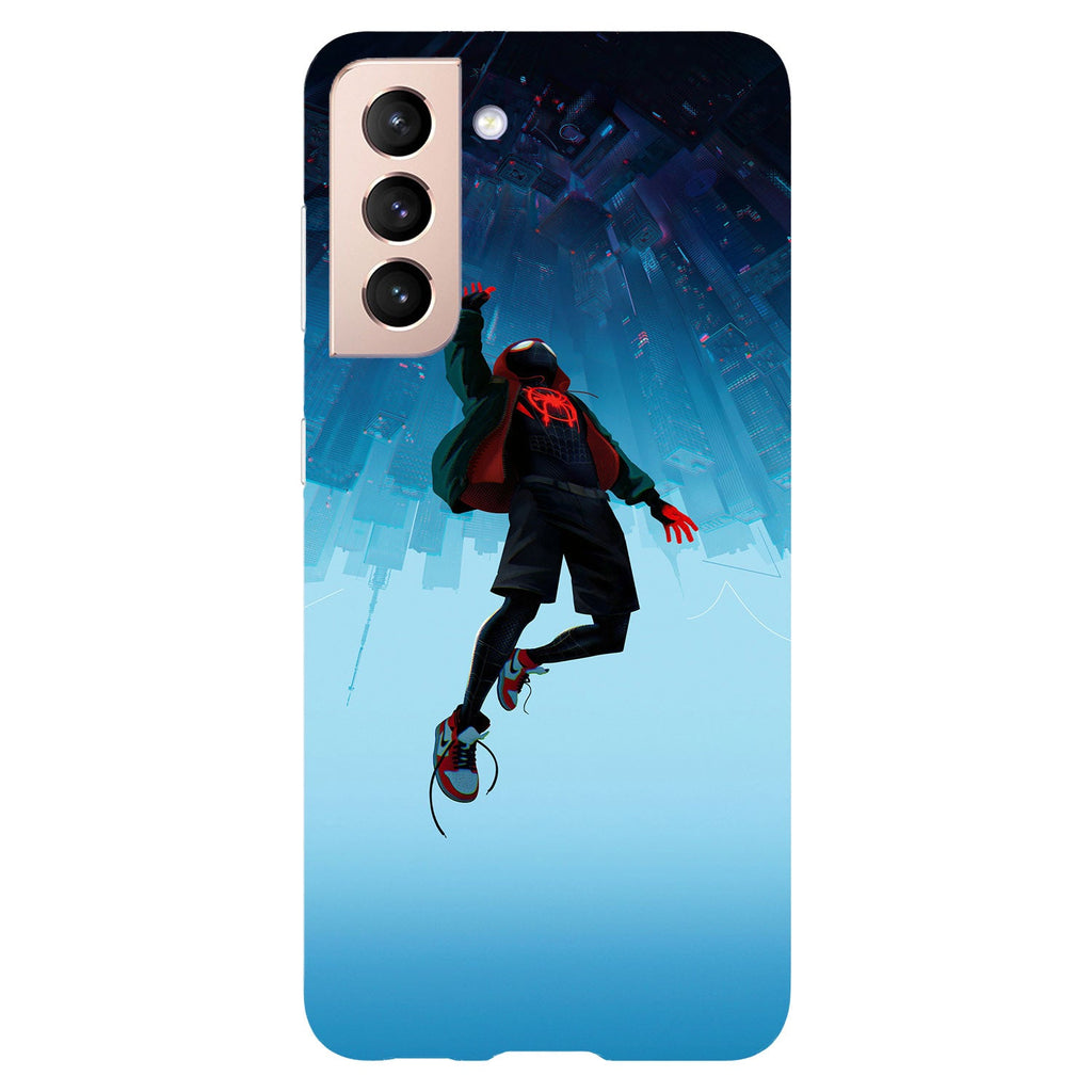 Husa compatibila cu Samsung Galaxy S21 FE model Into the Spider-Verse, Silicon, TPU, Viceversa