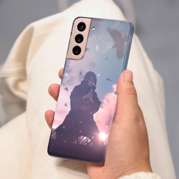 Husa compatibila cu Samsung Galaxy S21 FE model Itachi Uchiha, Silicon, TPU, Viceversa