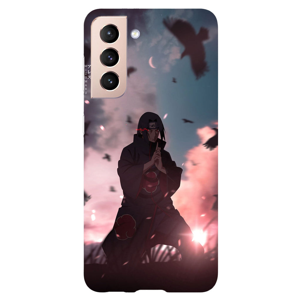 Husa compatibila cu Samsung Galaxy S21 FE model Itachi Uchiha, Silicon, TPU, Viceversa