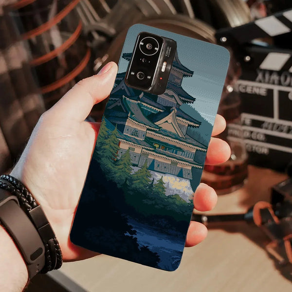 Husa compatibila cu Xiaomi Mi 11i model Japan Castle, Silicon, TPU, Viceversa - Viceversa