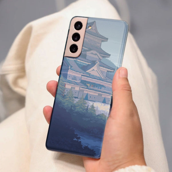 Husa Samsung Galaxy S21 FE model Japan Castle, Silicon, TPU, Viceversa