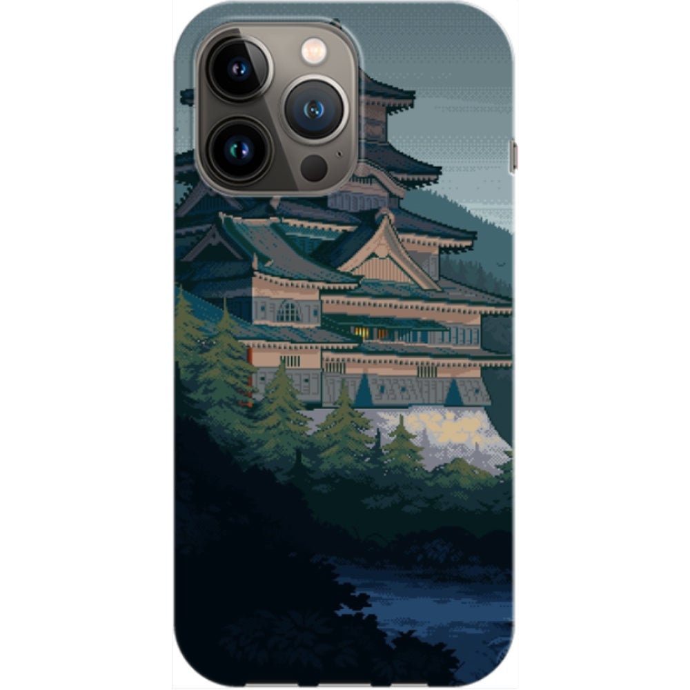 Husa Apple iPhone 11 Pro Max model Japan Castle, Silicon, TPU, Viceversa