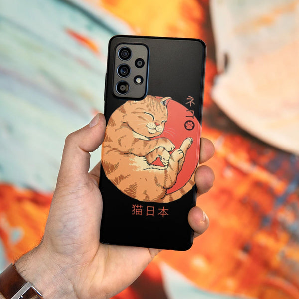 Husa compatibila cu Samsung Galaxy A73 5G model Japan Cat, Silicon, TPU, Viceversa