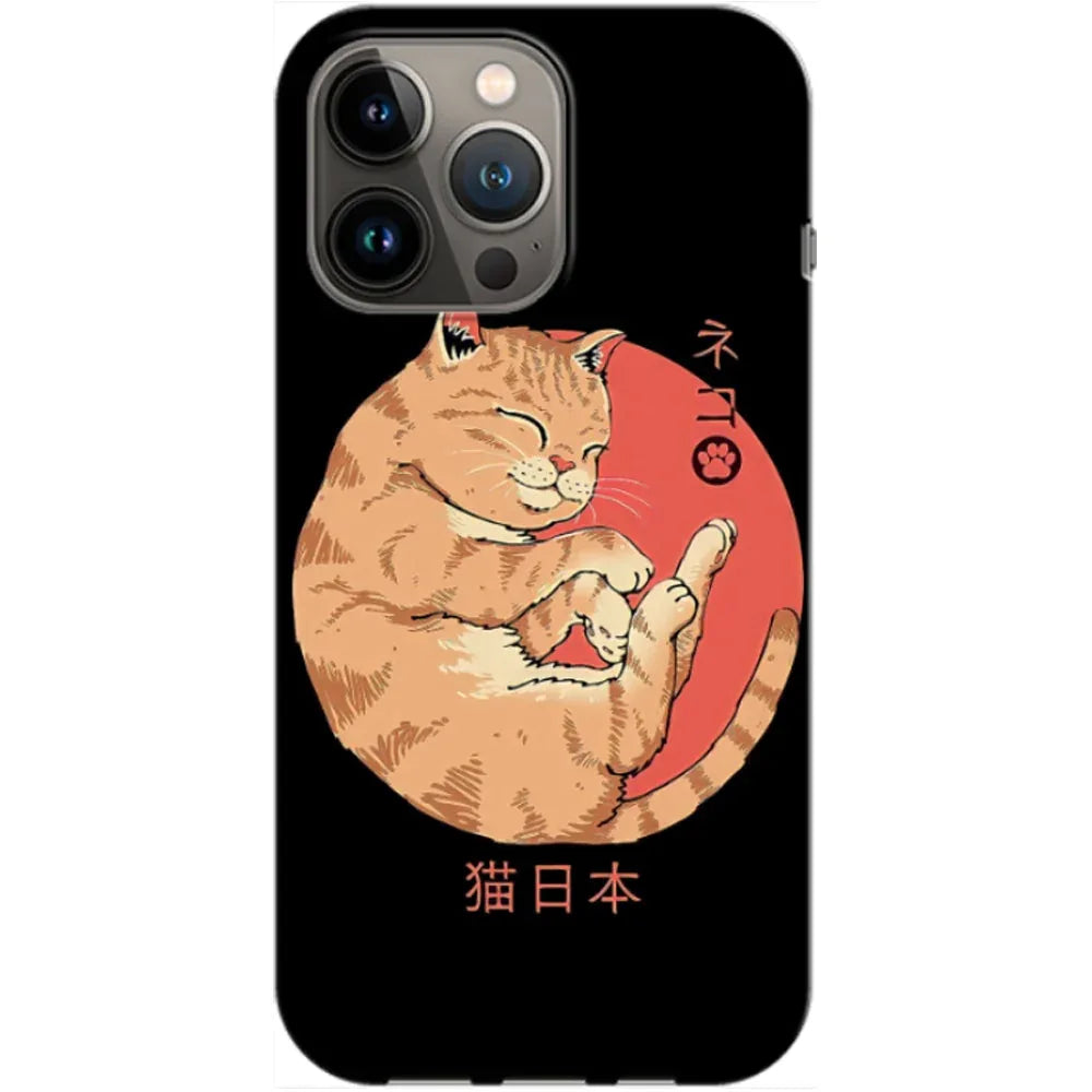 Husa Apple iPhone 11 Pro Max model Japan Cat, Silicon, TPU, Viceversa - Viceversa