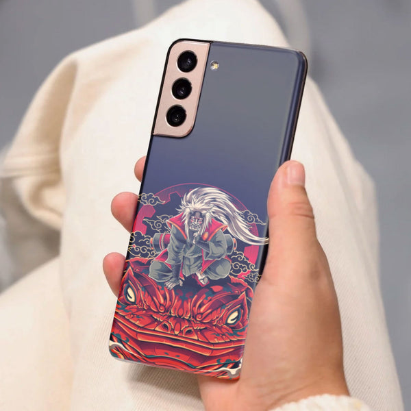 Husa compatibila cu Samsung Galaxy S21 FE model Jiraiya sensei, Silicon, TPU, Viceversa