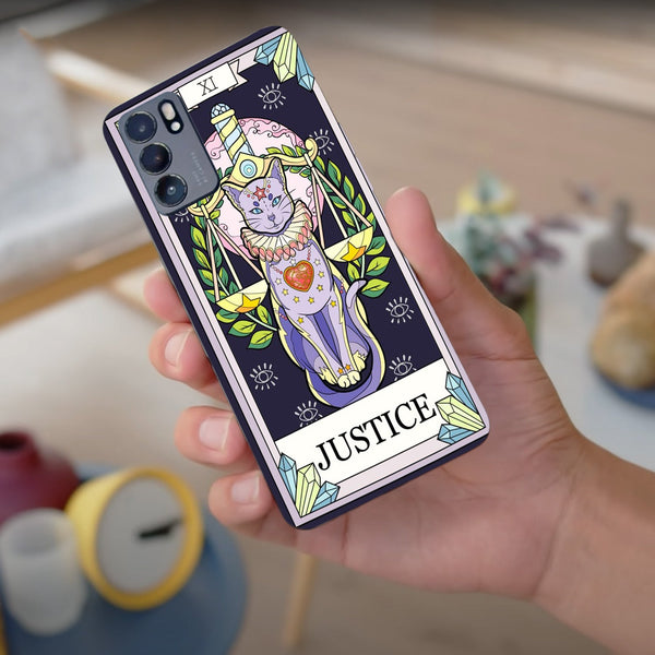 Husa compatibila cu Oppo Reno 5 4G model Justice cat, Silicon, TPU, Viceversa