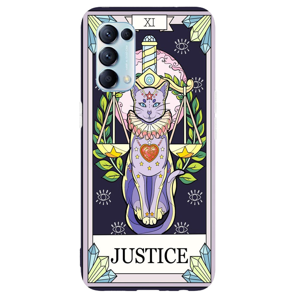 Husa compatibila cu Oppo Reno 5 4G model Justice cat, Silicon, TPU, Viceversa