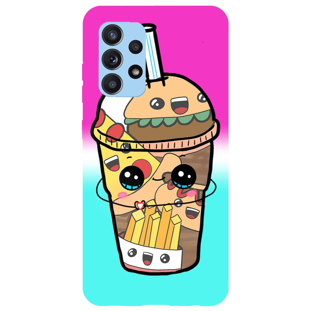 Husa compatibila cu Samsung Galaxy A73 5G model Kawaii Cup, Silicon, TPU, Viceversa